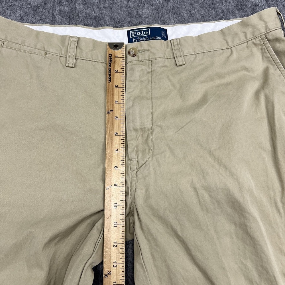 Polo Ralph Lauren Pants Mens 38x32 Beige Suffield Chino Classic Fit Preppy - Picture 13 of 15